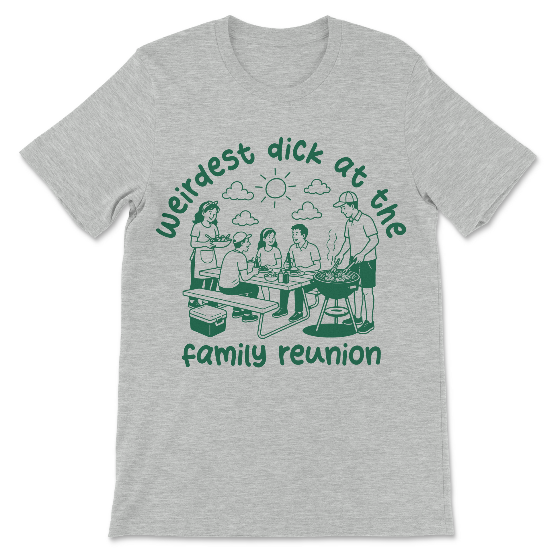 weirdest dick at the family reunion shirt funny meme tee
