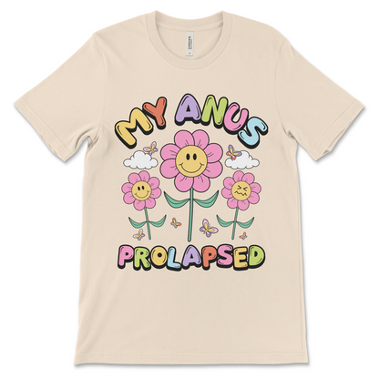 Funny embarrassing gag gift t-shirt with offensive meme text, cringe humor novelty shirt for adults, awkward graphic tee for inappropriate party gifts.