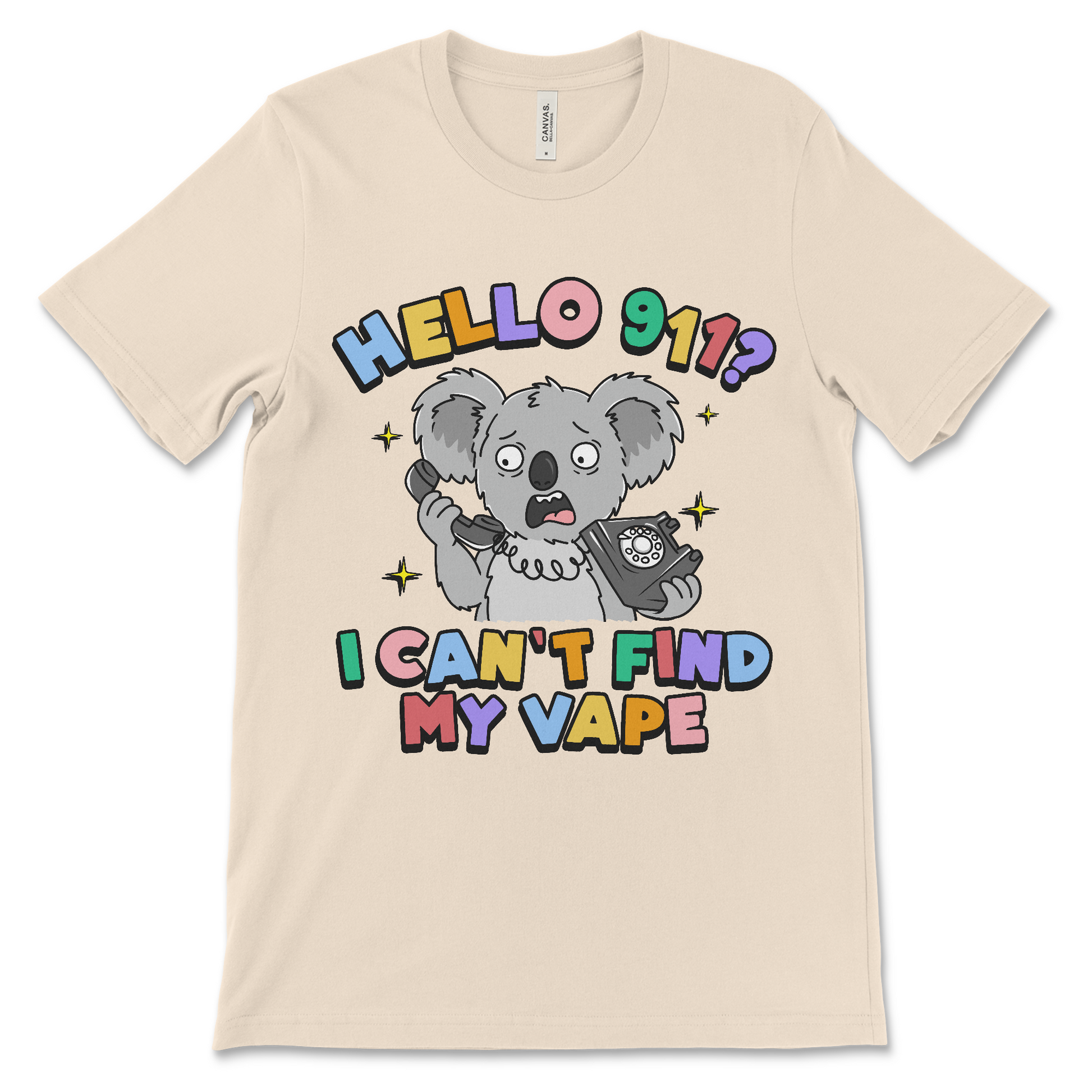 Hello 911? I Can't Find My Vape | Funny Vaping Shirt Happy Fish Water Hello 911? I Can't Find My Vape | Funny Vaping Shirt Happy Fish Water
