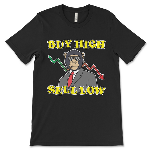 Funny crypto meme shirt featuring a joke about cryptocurrency, Bitcoin, and crypto bros. The perfect shirt for stock traders, investors and crypto trading apes.
