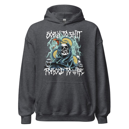 unhinged hoodie with inappropriate graphic slogan for fans of offensive streetwear

