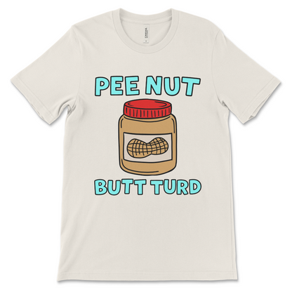 Random nonsense shirt in a weird, immature graphic style.
