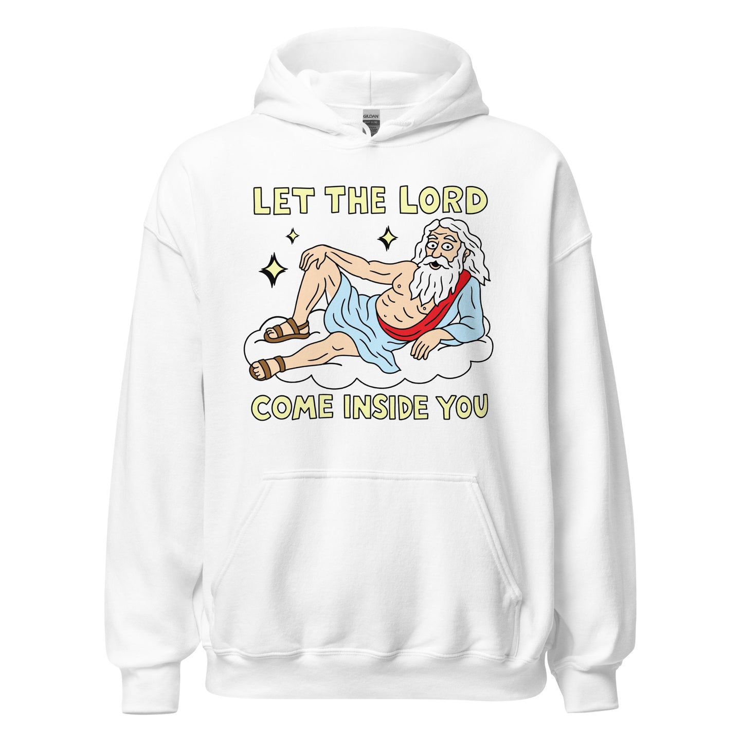 dark humor christian satire hoodie
