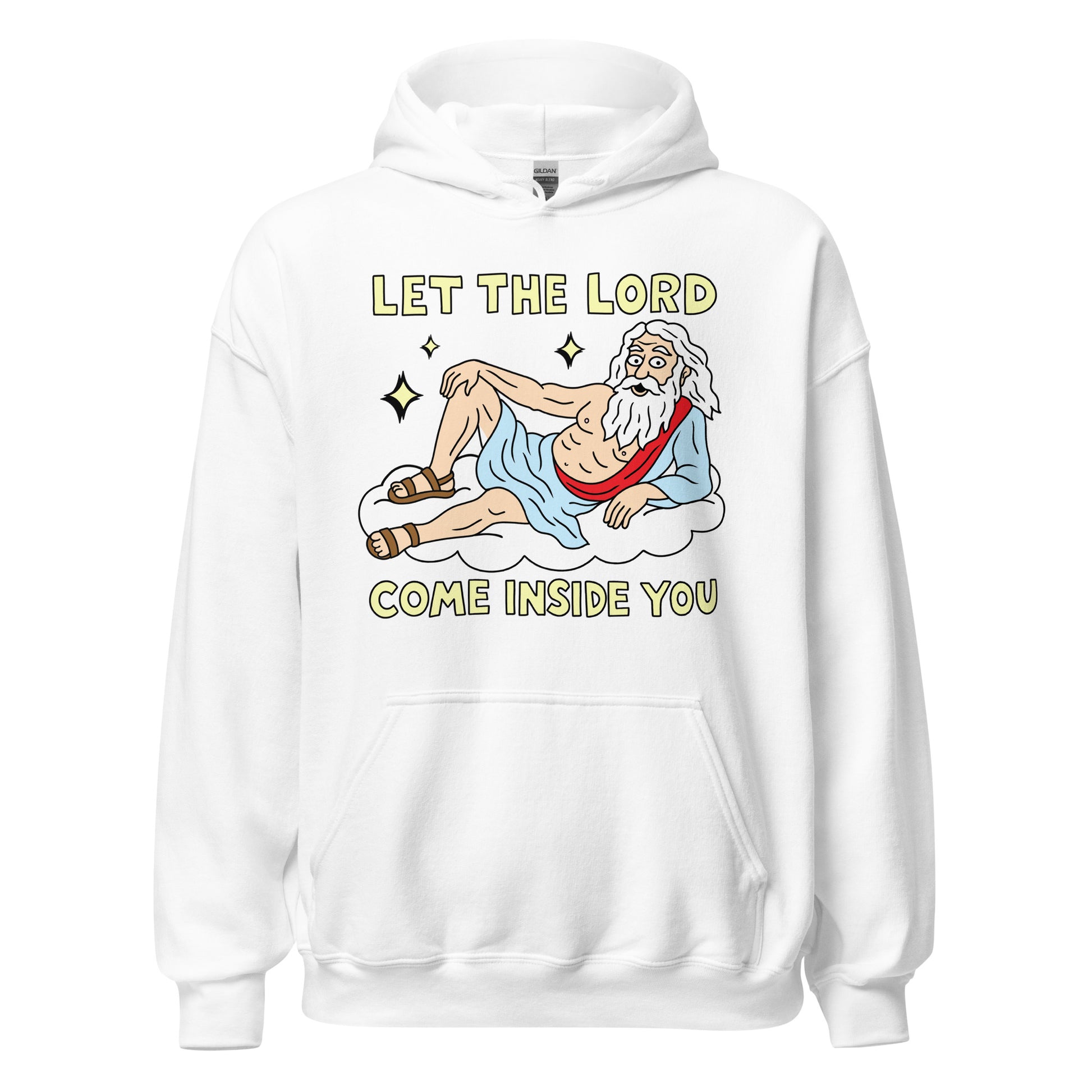 dark humor christian satire hoodie
