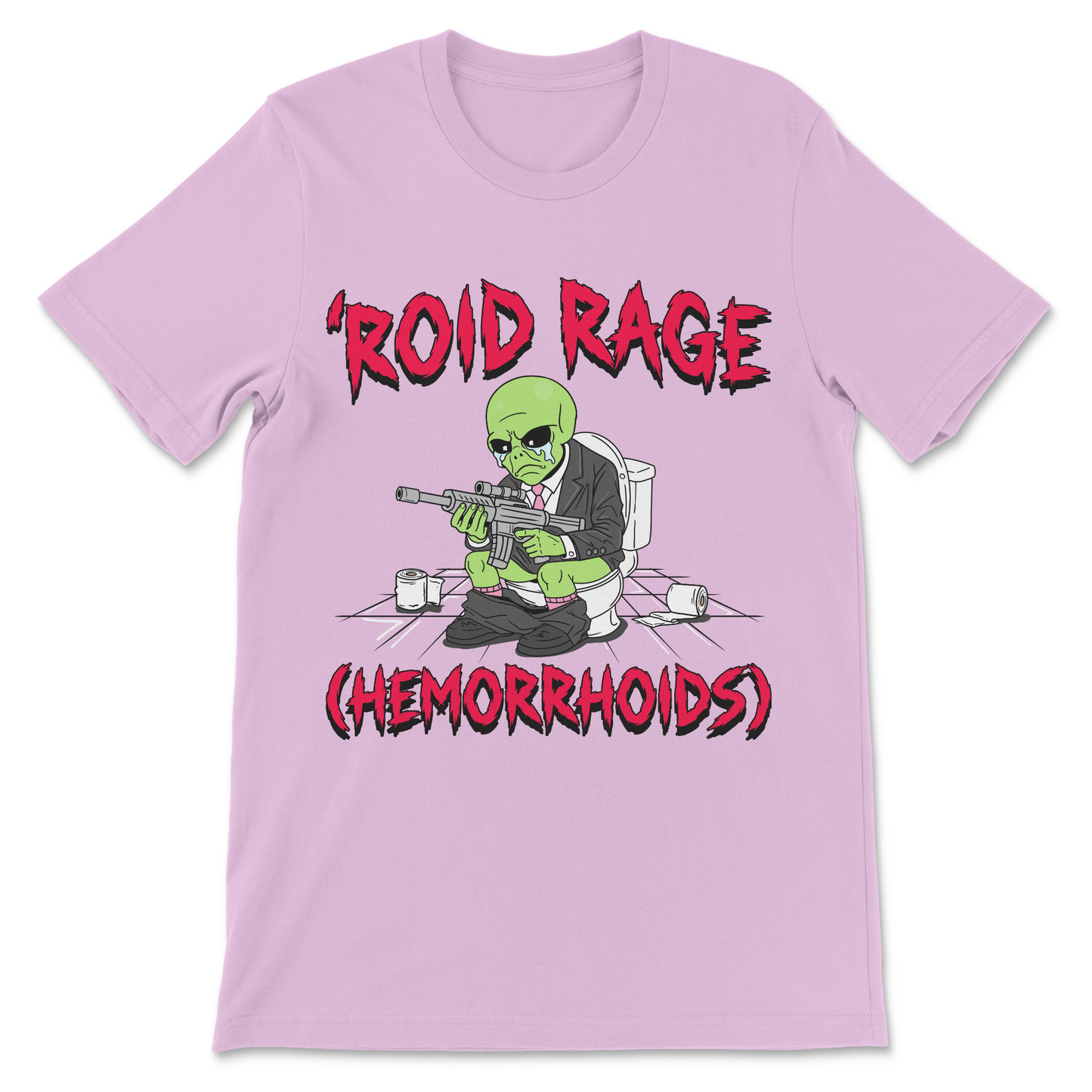 hemorrhoid rage funny meme shirt
