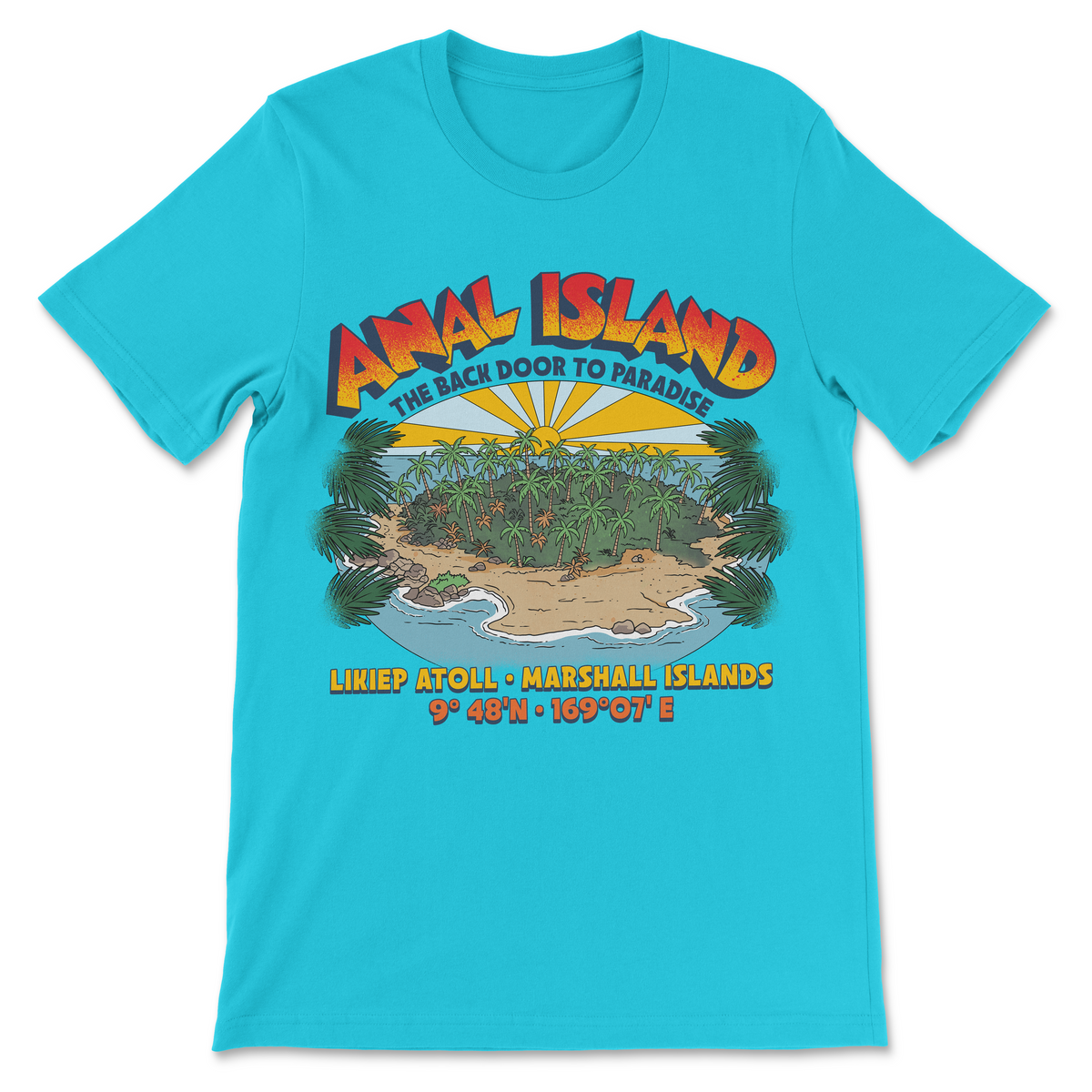 Dirty joke vacation shirt inspired by real Anal Island
