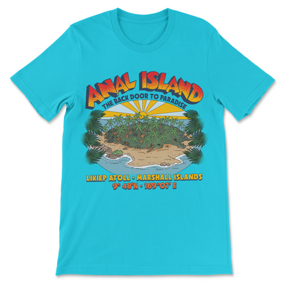 Dirty joke vacation shirt inspired by real Anal Island
