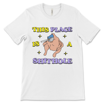 Anti America shirt with offensive slogan and dark humor theme. Designed for fans of politically incorrect graphic tees.
