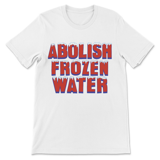 Abolish Frozen Water anti-ICE protest shirt