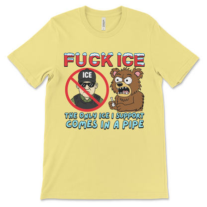 Funny America shirt featuring a shocking pro-immigration message with drug references. This anti-Trump, anti-ICE graphic tee is designed to piss people off.