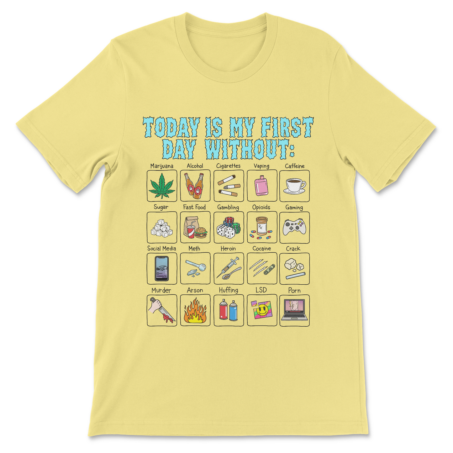 quitting drugs shirt funny