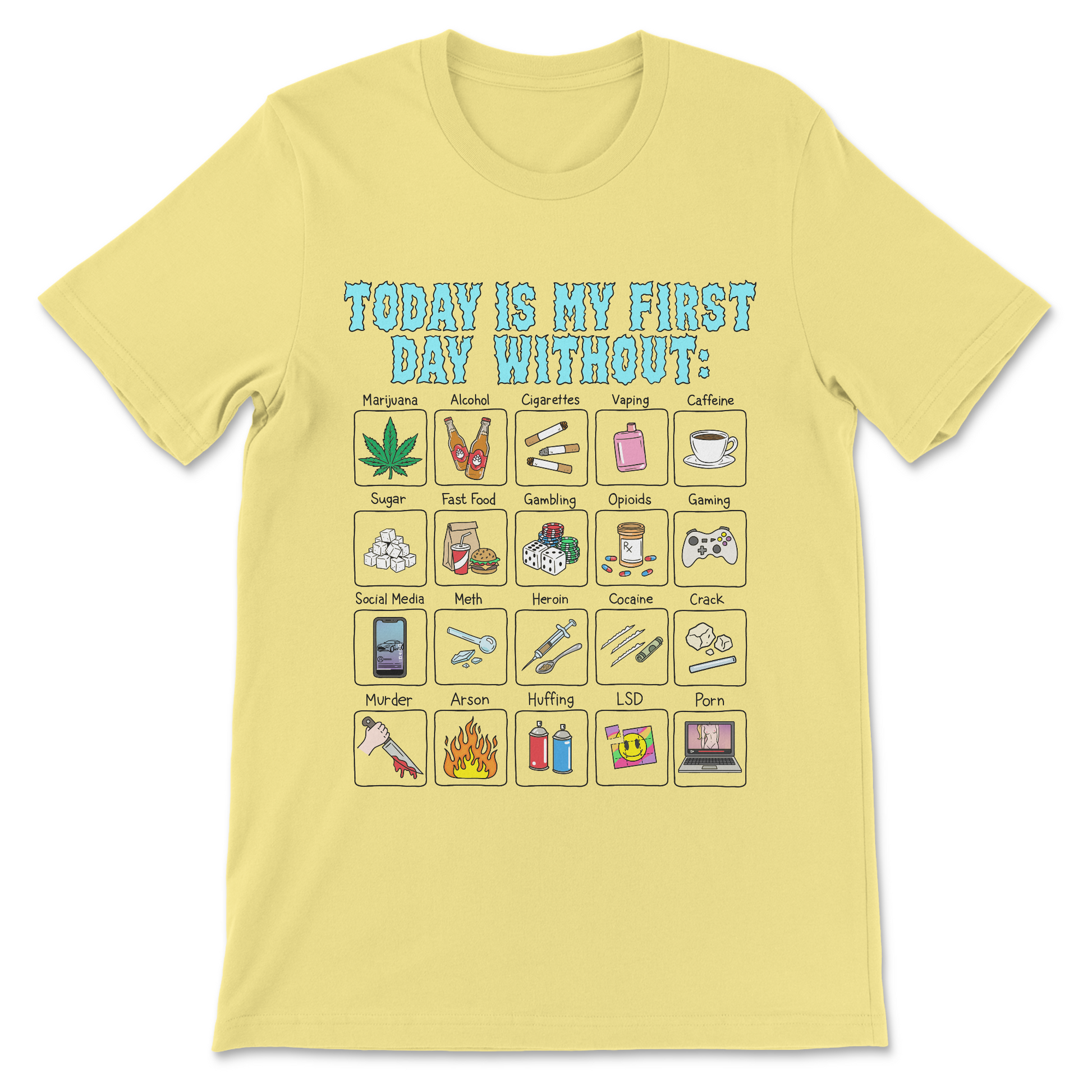 quitting drugs shirt funny