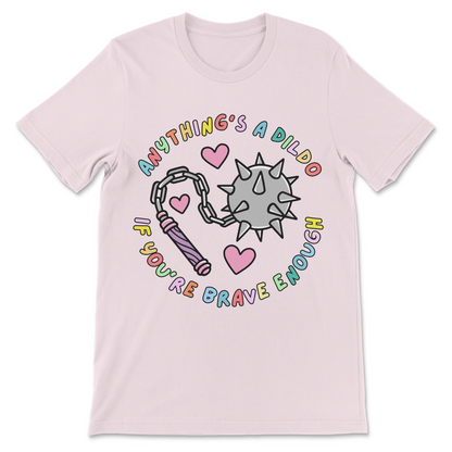 funny inappropriate women’s shirt with dirty meme joke text

