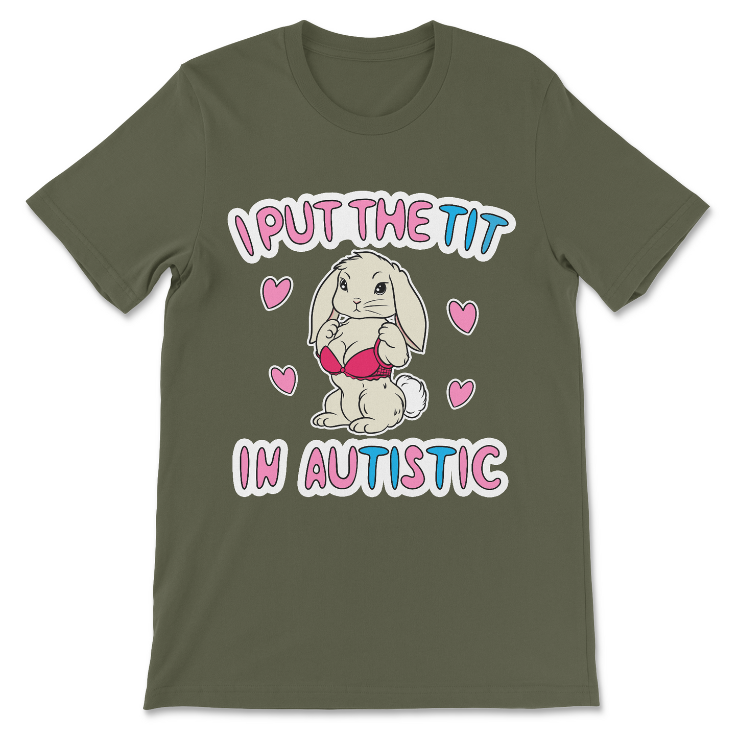brainrot style t-shirt with inappropriate autism humor
