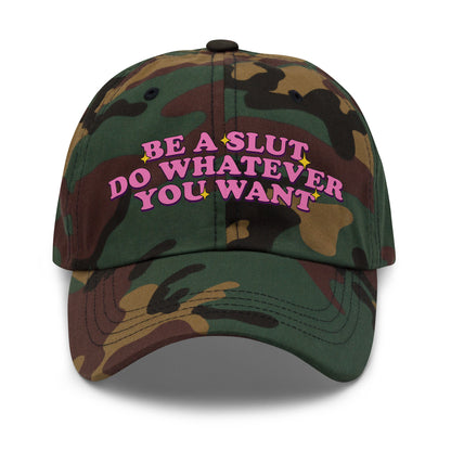 Funny statement dad hat with controversial saying 
