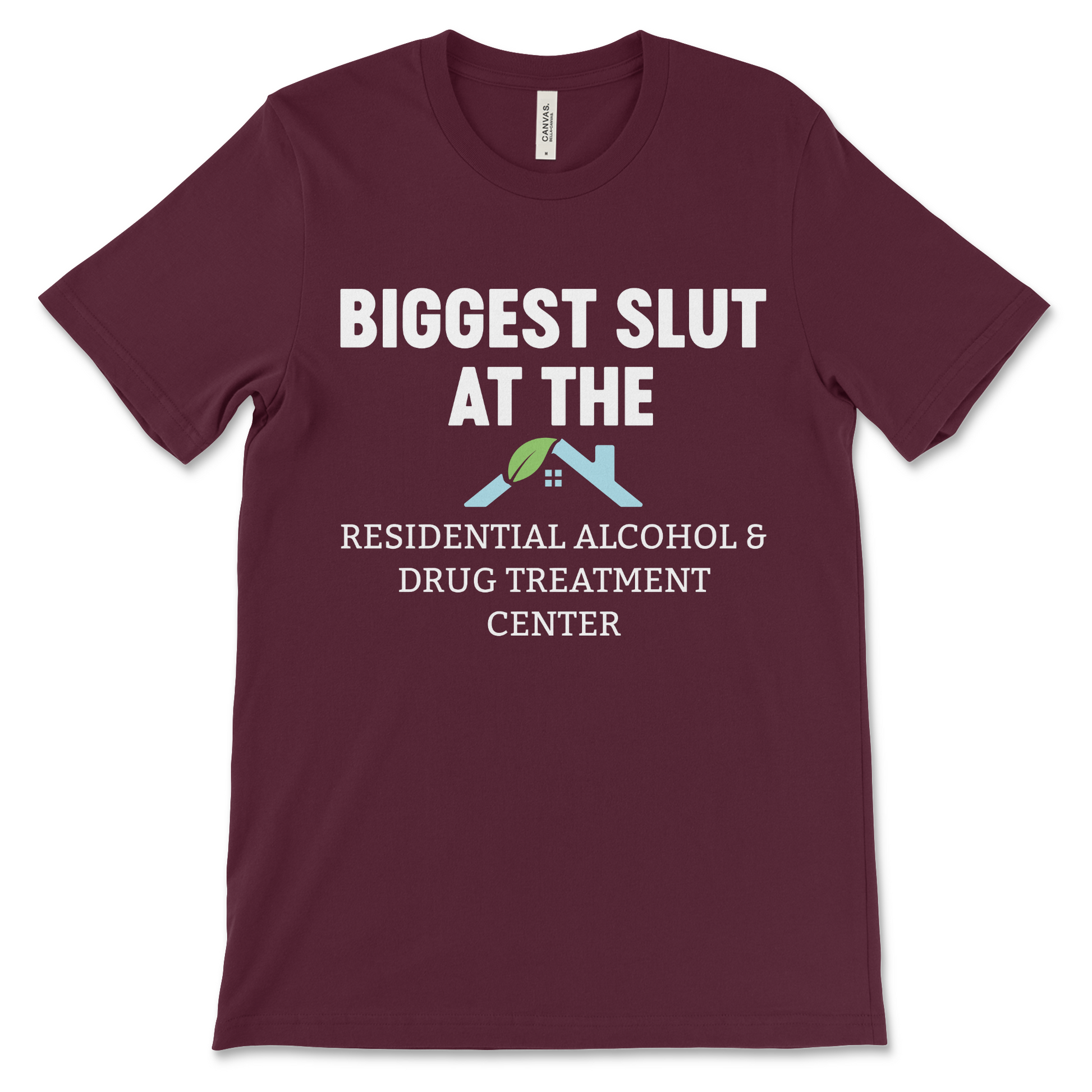 Weird Biggest Slut shirt with dark humor and explicit design.

