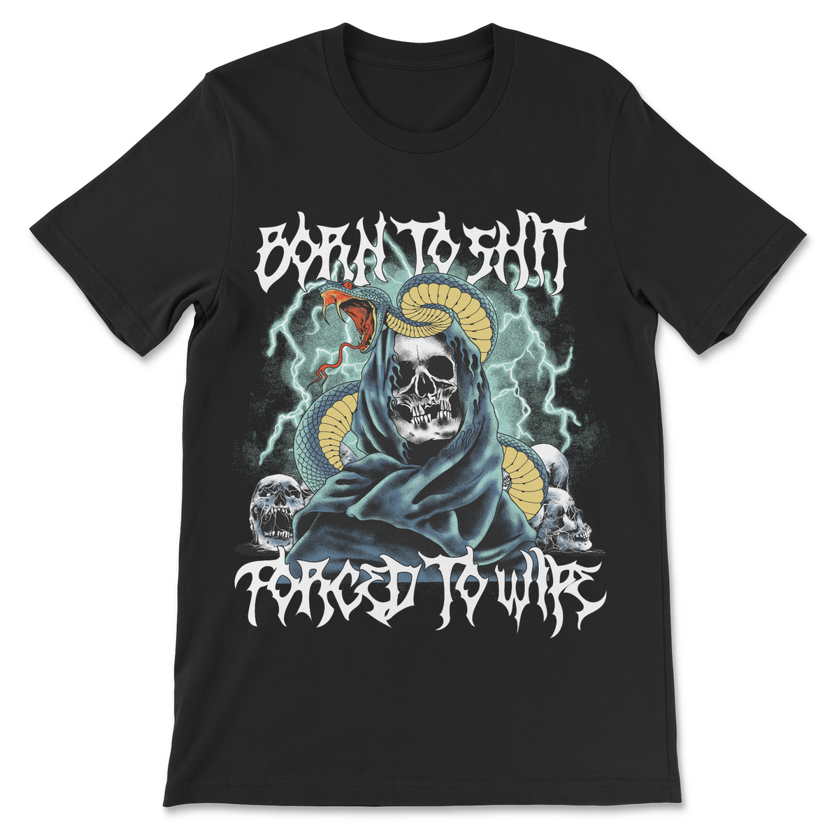 Born to Shit Forced to Wipe funny meme shirt