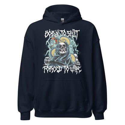 dark humor hoodie featuring rude quote for fans of unhinged graphic apparel

