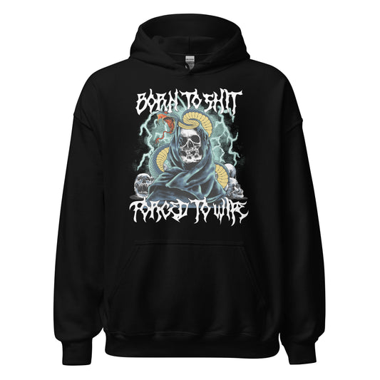funny offensive hoodie for adults with crude humor and inappropriate meme slogan
