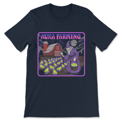 Aura Farming frog brainrot graphic
