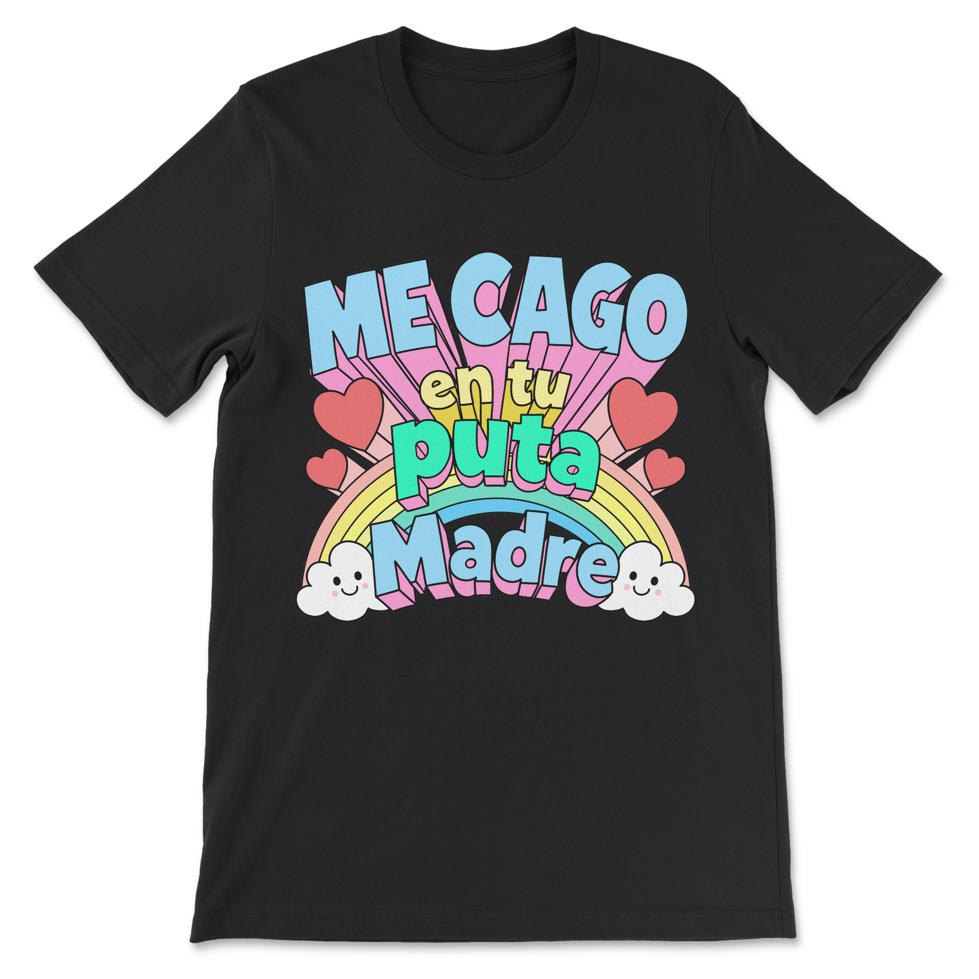 Me Cago En Tu Puta Madre T-Shirt funny Spanish insult tee