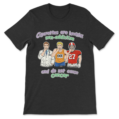 controversial humor t shirt with ironic slogan
