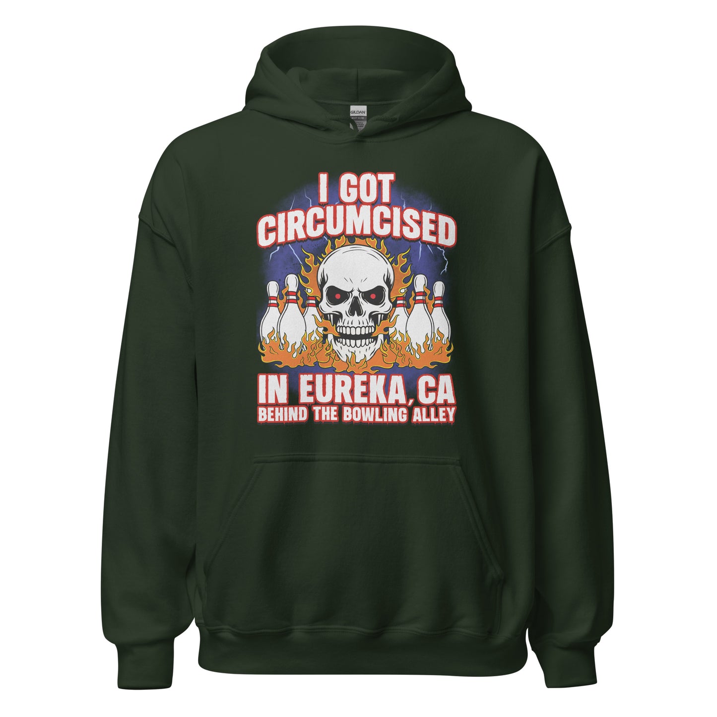 unhinged circumcised humor hoodie for fans of shocking and absurd jokes
