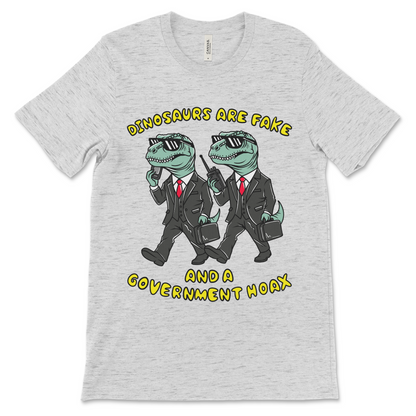 Offensive parody tee for skeptics who believe dinosaurs never existed