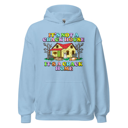 funny crack home hoodie with dark humor slogan
