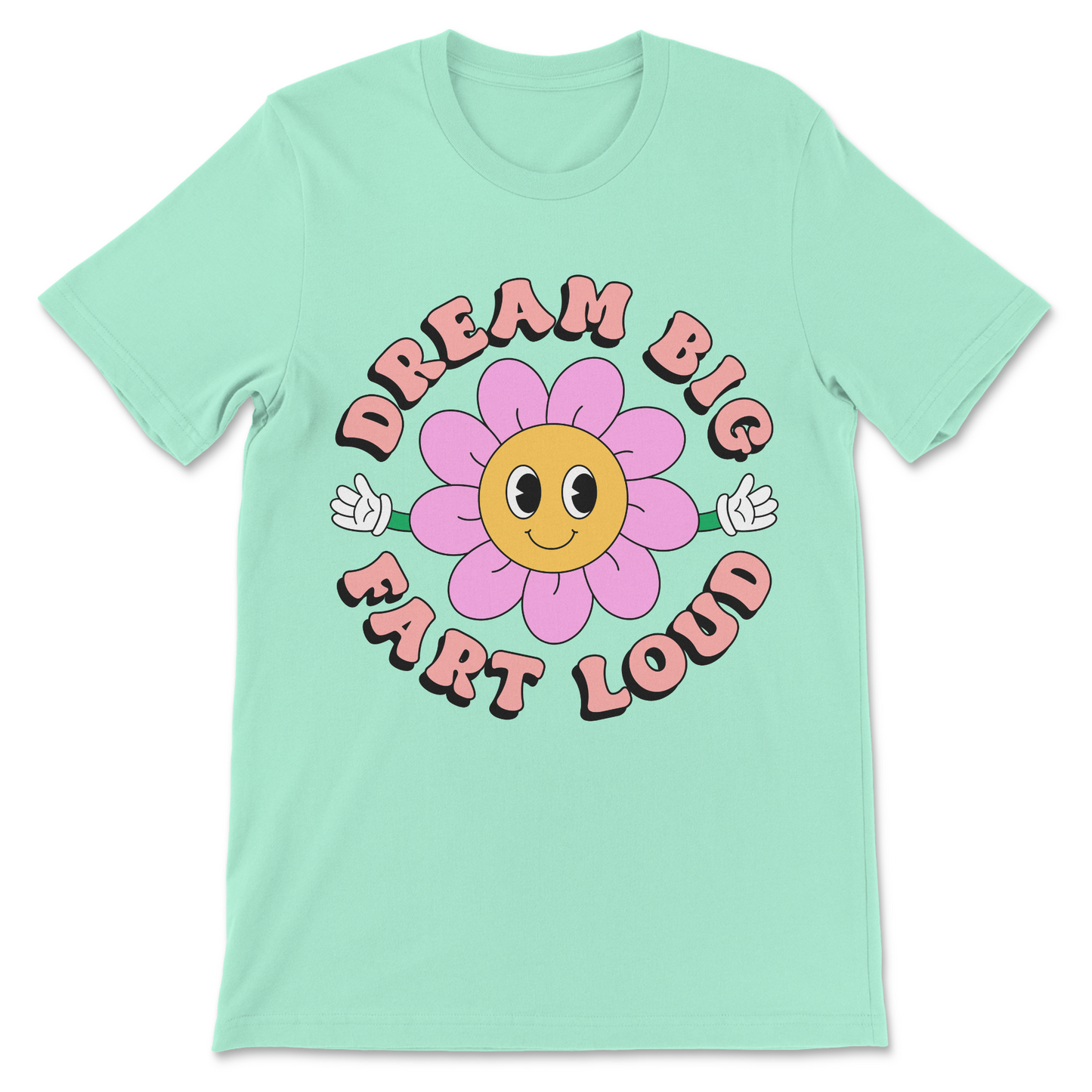 Dream Big Fart Loud fart joke graphic tee
