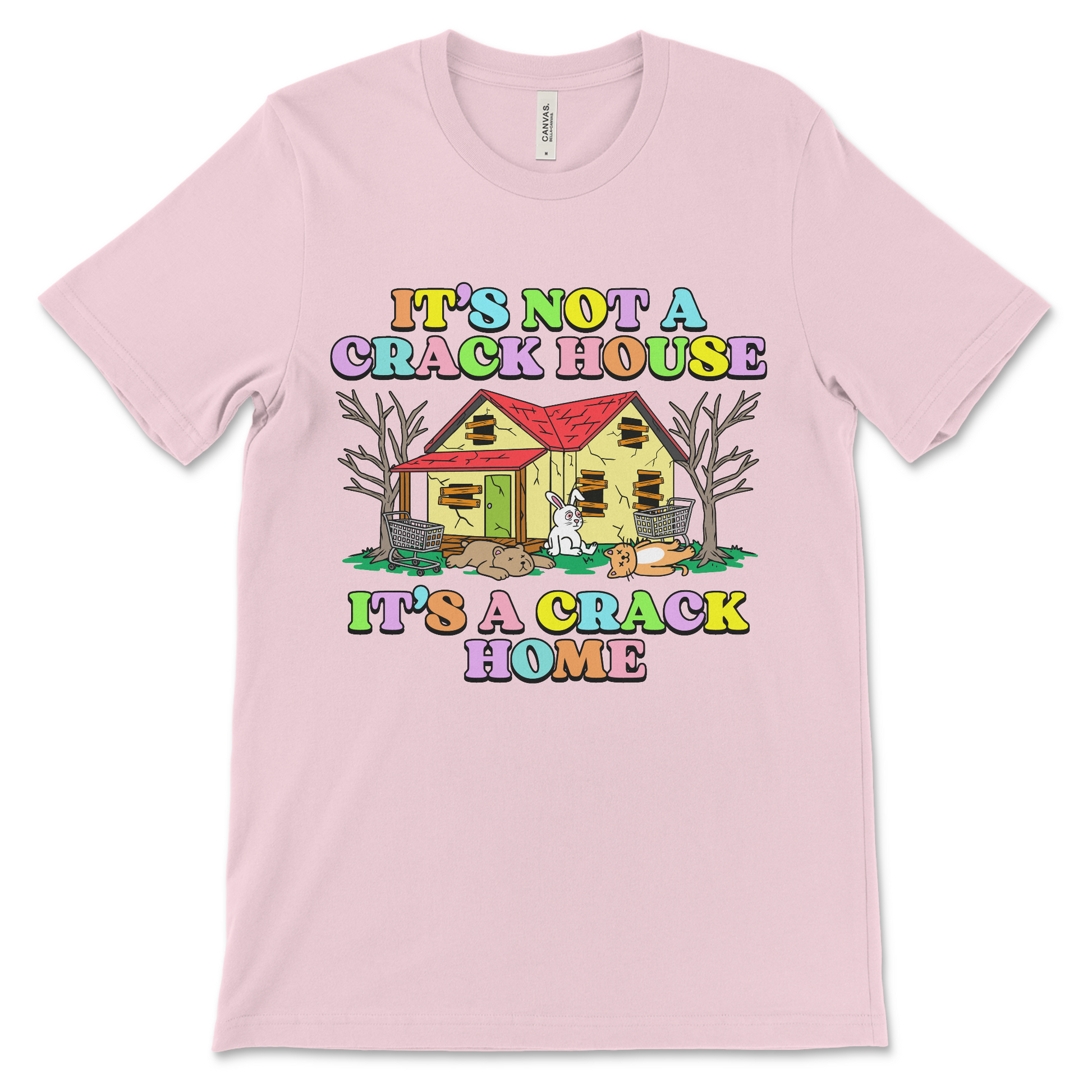 Offensive t-shirt with sarcastic drugs design