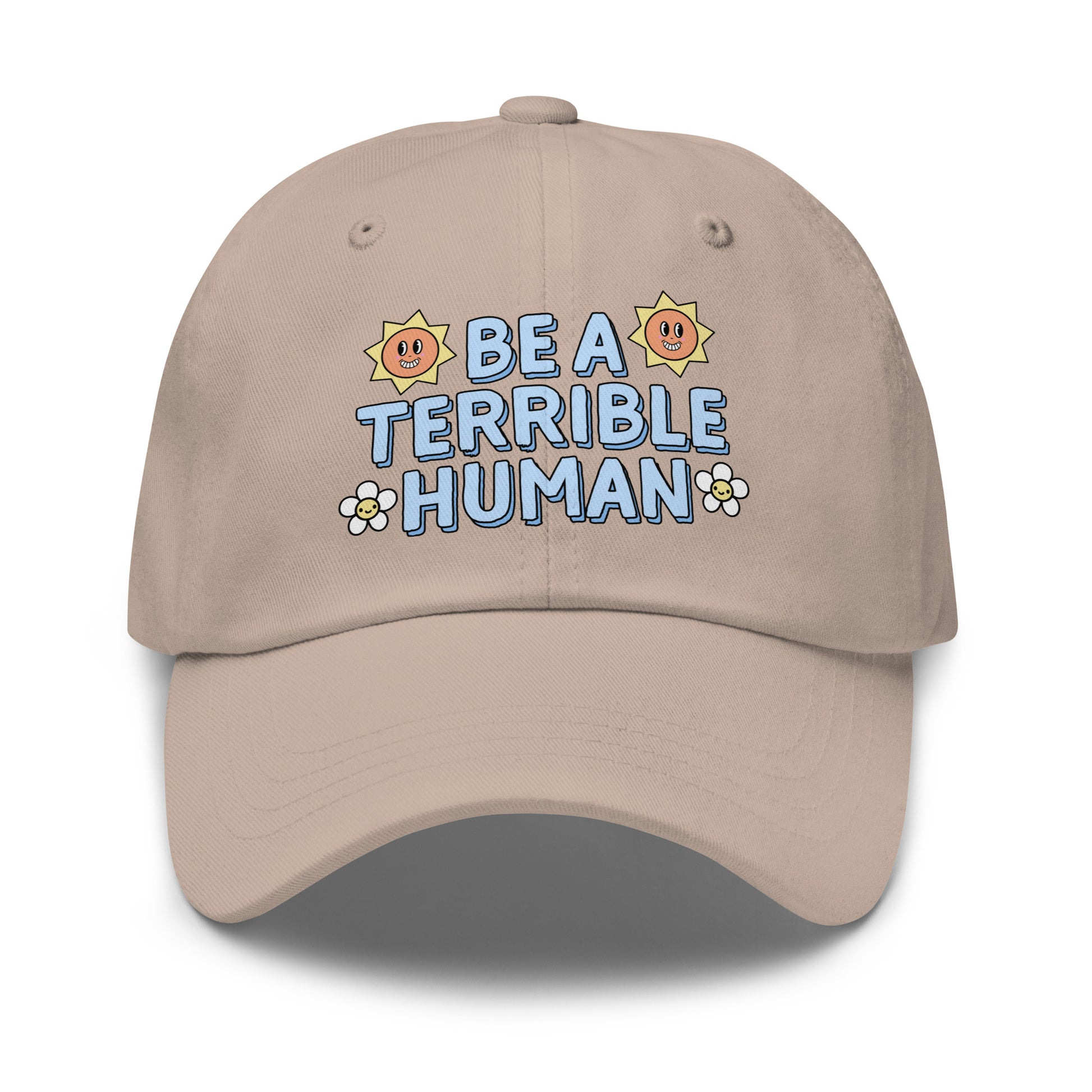 funny rude dad hat with cynical quote