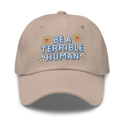 funny rude dad hat with cynical quote