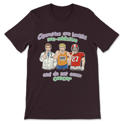 absurd statement tee about smoking cigarettes
