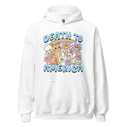 Death to America sarcastic political meme hoodie