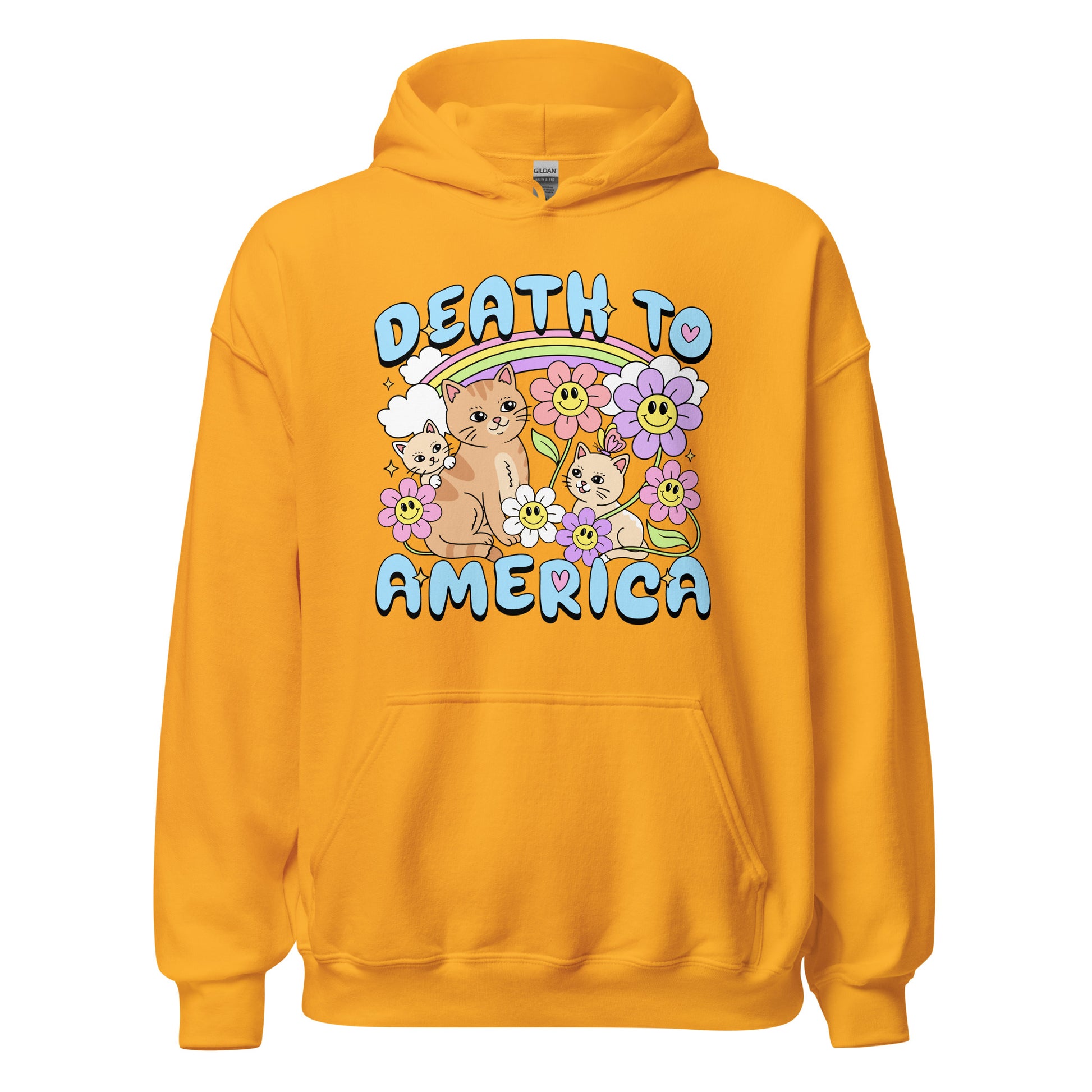 Death to America funny anti America meme hoodie