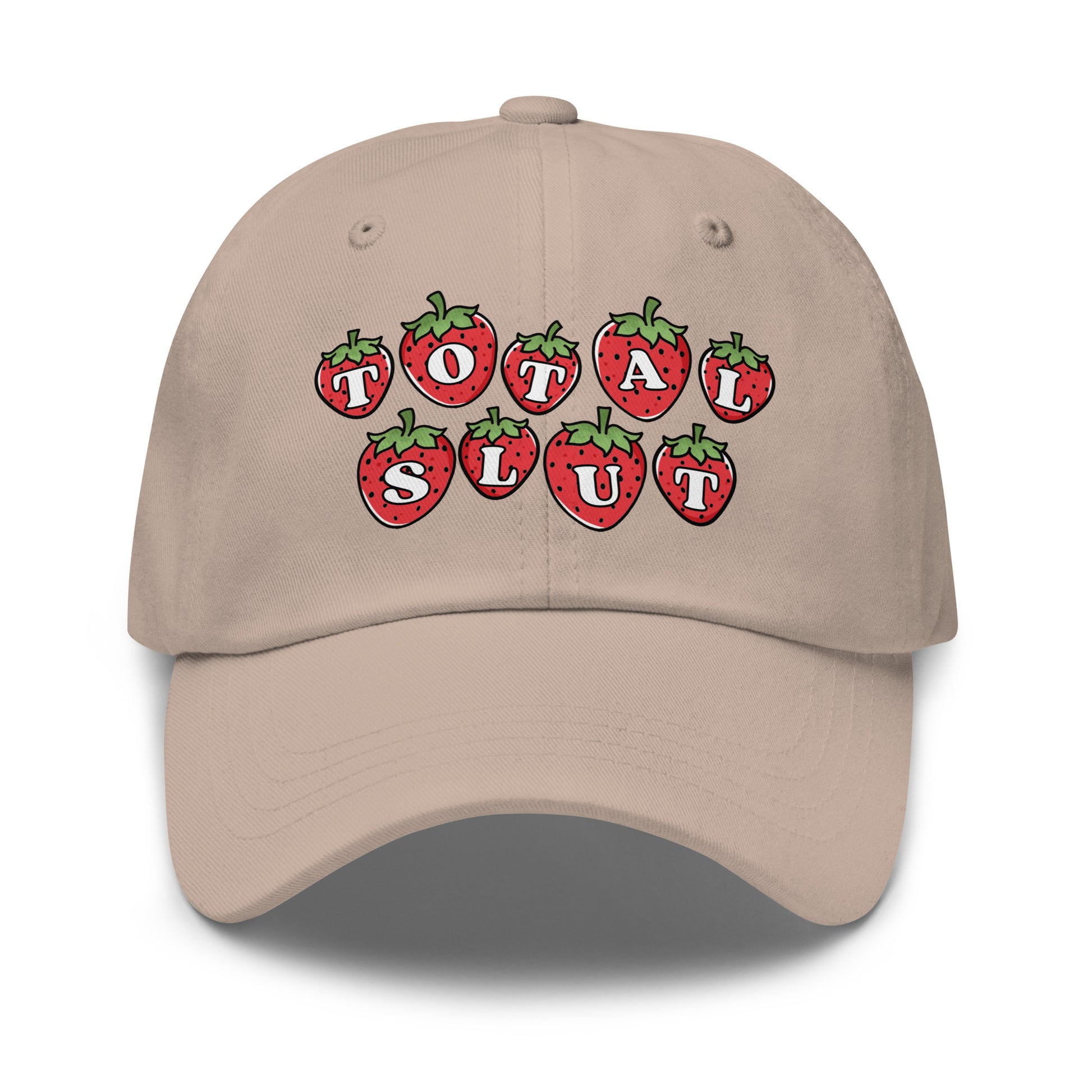 inappropriate hat for women that says total slut