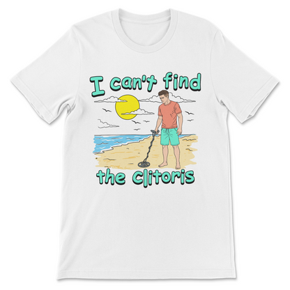 offensive sex joke shirt with clitoris text
