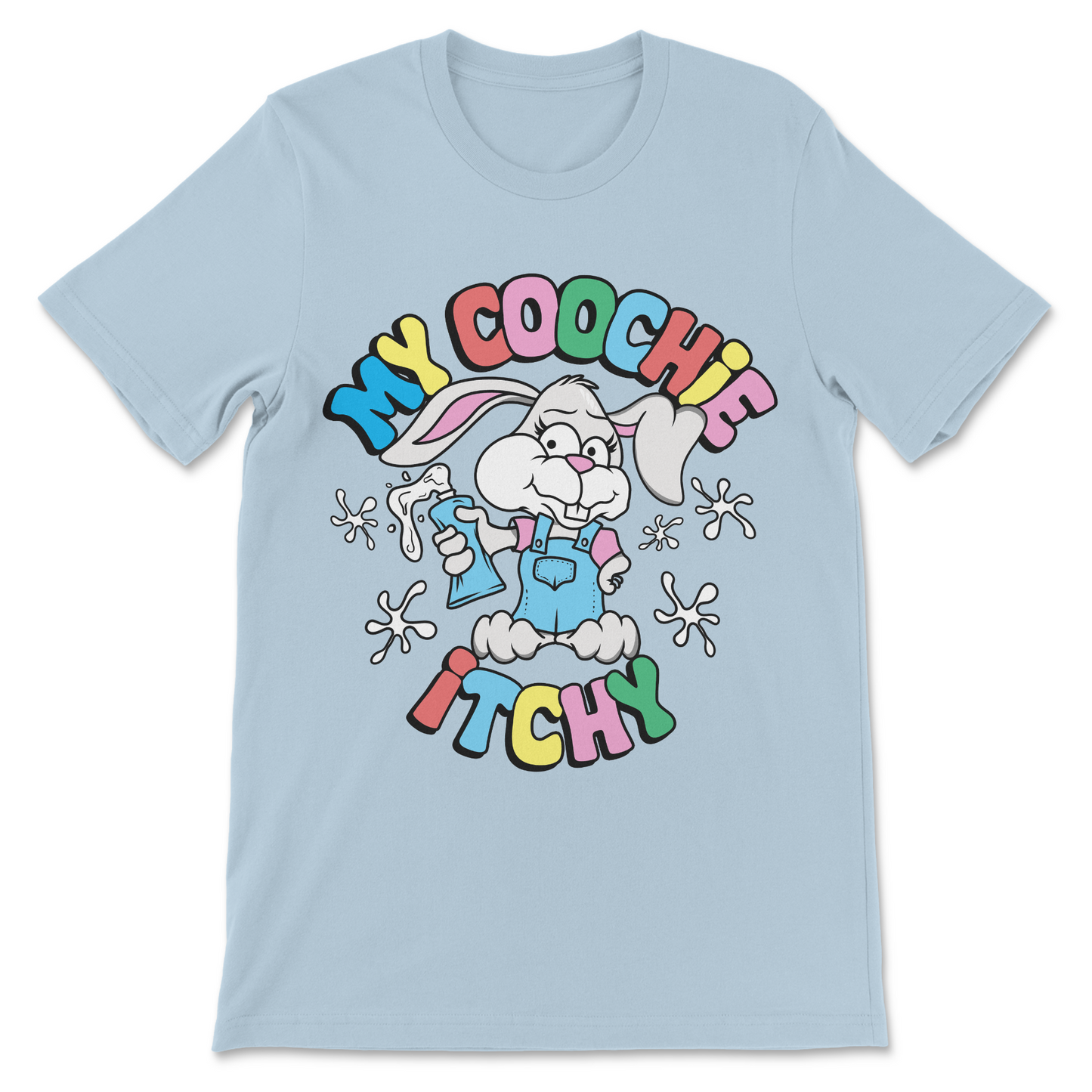 funny women’s t shirt my coochie itchy meme
