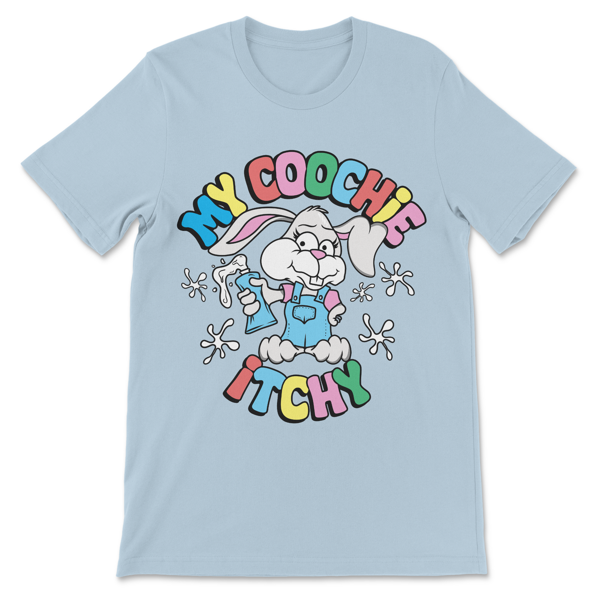 funny women’s t shirt my coochie itchy meme
