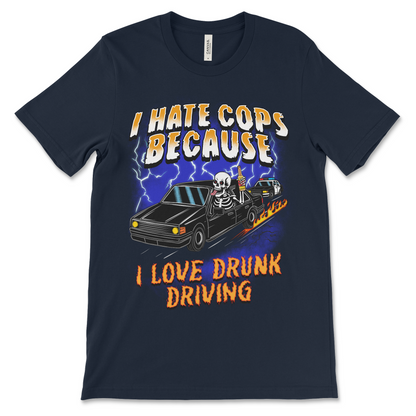 dark humor shirt with shocking anti authority text
