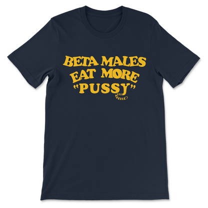 sarcastic beta male graphic tee for engineers and nerds
