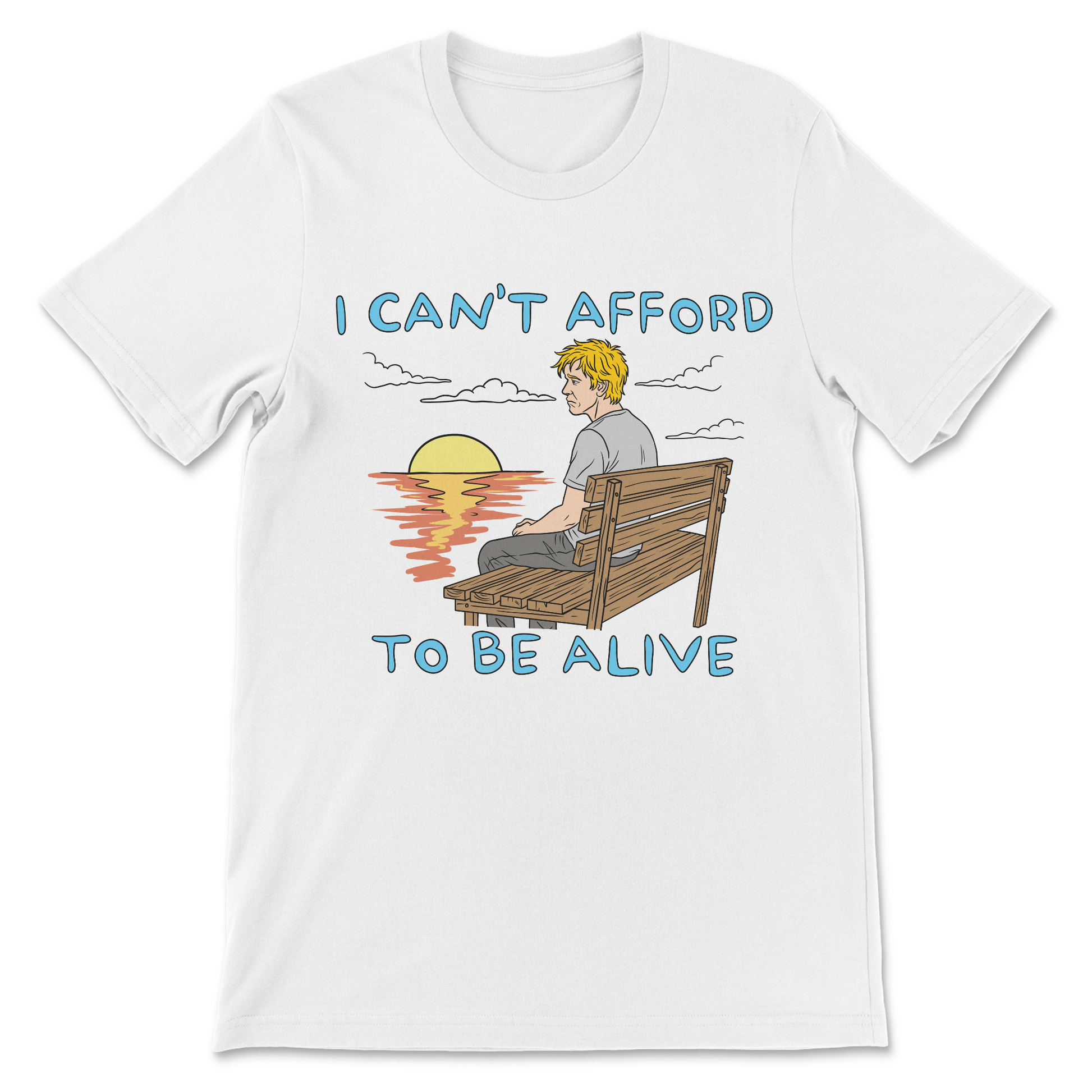 funny affordability crisis shirt with ironic slogan
