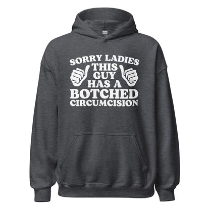Inappropriate sweatshirt for men featuring vulgar humor and a crude message, ideal for adult meme lovers.
