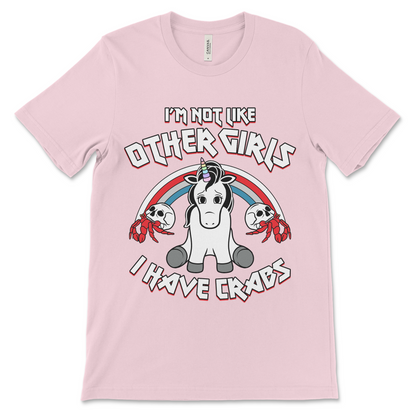 Crude gag gift shirt mixing silly meme humor and raunchy attitude