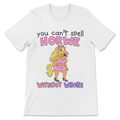 a funny whore shirt for women 