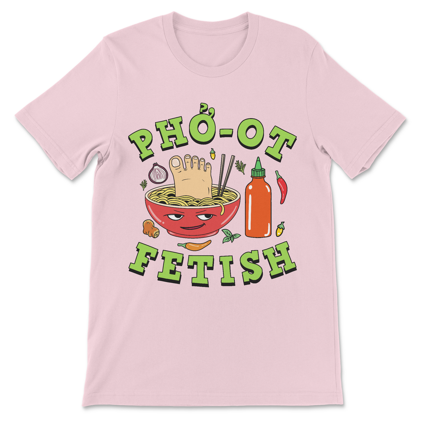 pho foot fetish pun tee raunchy pho-ot fetish nasty foot fetishist design