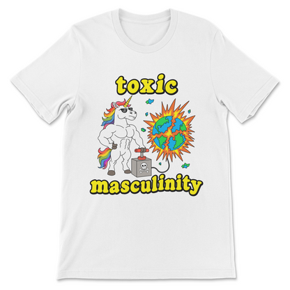 dark humor unicorn shirt with apocalypse artwork

