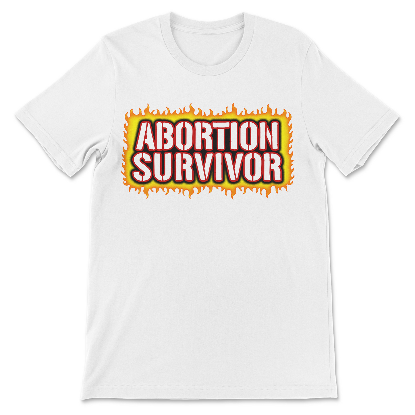 Funny controversial shirt with abortion humor and dark comedy themes.
