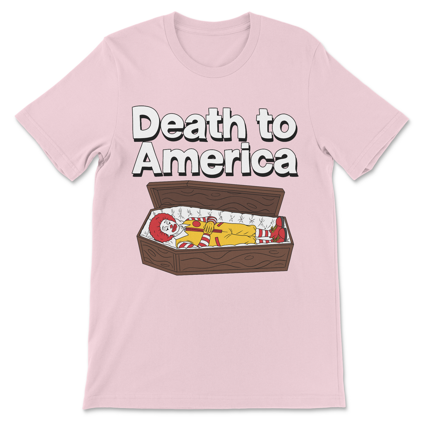 ironic USA shirt dead clown symbol america collapse political humor tee
